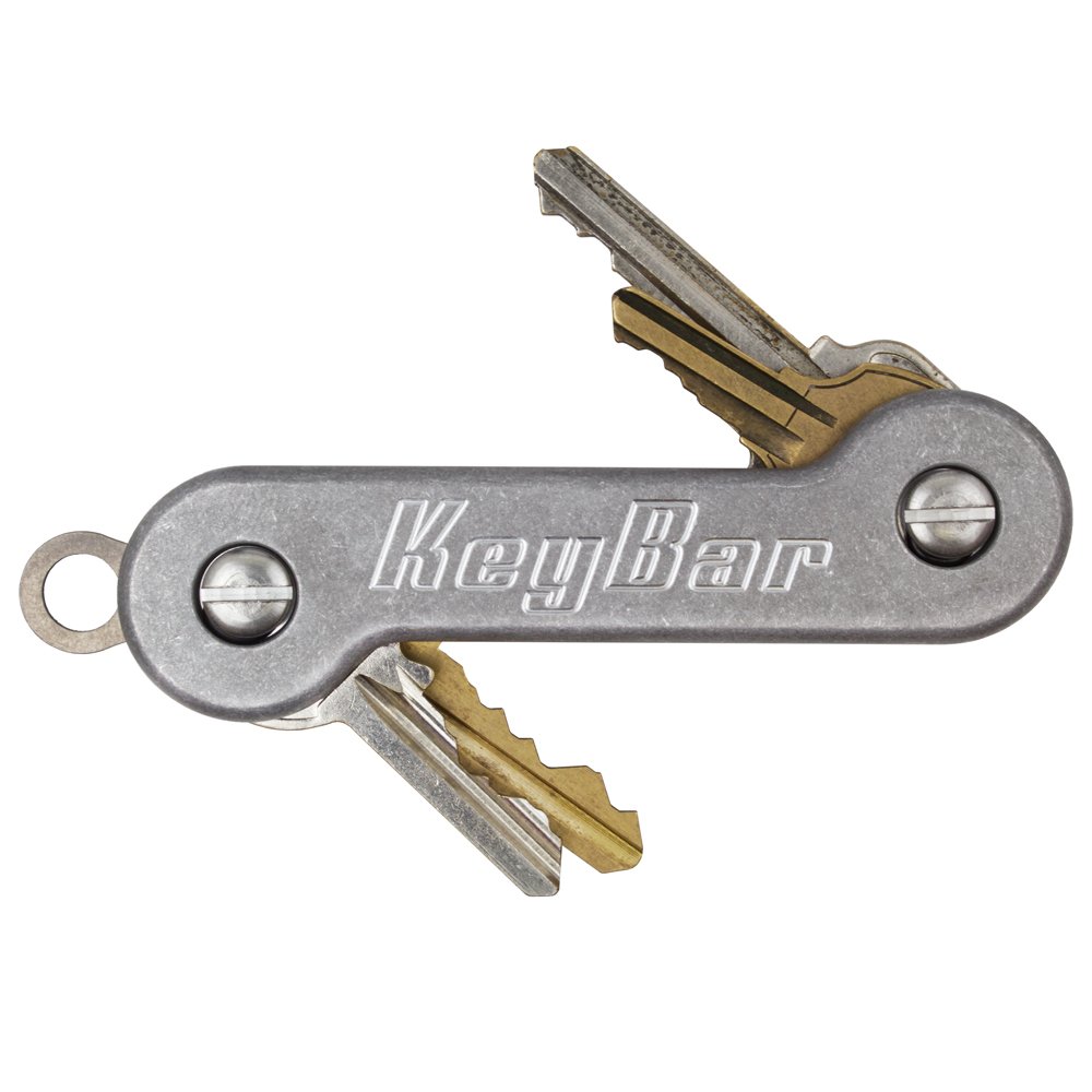 Keybar stonewashed aluminium VS Keybar titanium